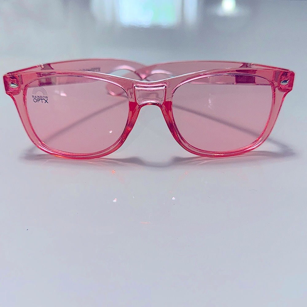 Rainbow Optix Rose Colred Glasses 🌈💕
